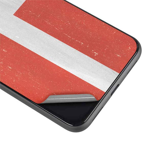 Denmark Flag Distressed Google Pixel 4 Skin